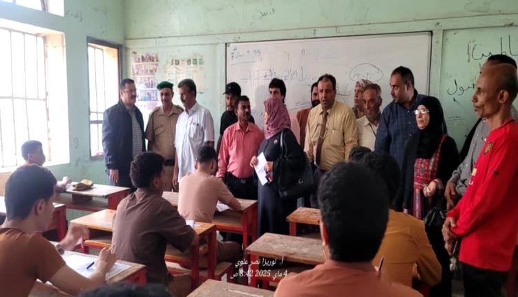 تدشين امتحانات الثانوية العامة في مديرية المنصورة بعدن