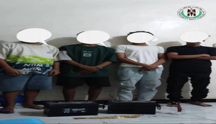 الحزام الأمني بـ لحج يفكك شبكة إجرامية متورطة في سرقات منظمة”