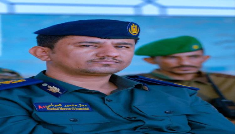 العميد الحوشبي  يُعزي مدير الشؤون القانونية لقوات الحزام الامني في وفاة شقيقه