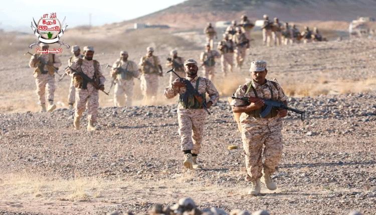لتطويرالمهارات البدنية والتكتيكية للأفراد.. قوات العمالقة الجنوبية تنفذ مسيرًا عسكريًّا
