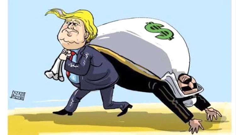الحدث بالكاريكاتير:زيارة ترامب إلى الخليج العربي