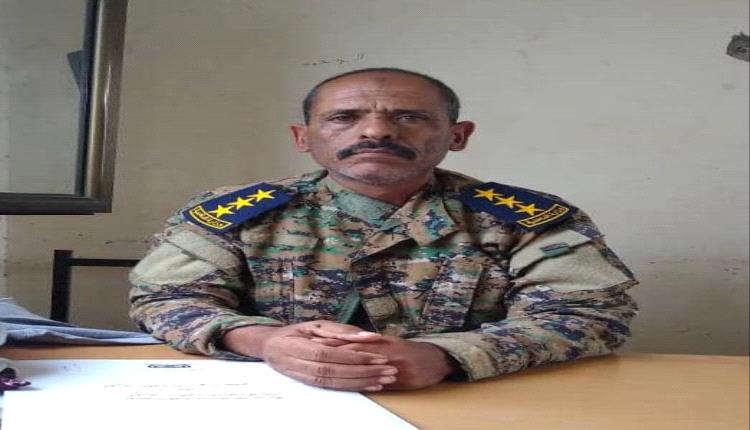 النقيب فضل سالم المغرمي يثمن جهود القائد محمد علي الحوشبي