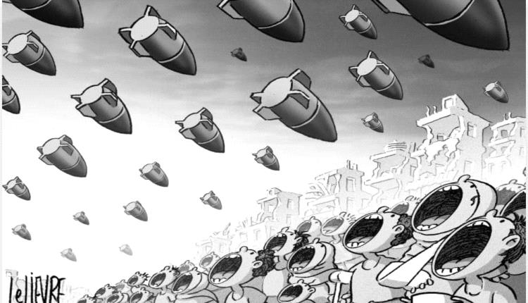 الحدث بالكاريكاتير:تقديم مساعدات إنسانية عاجلة لغزة