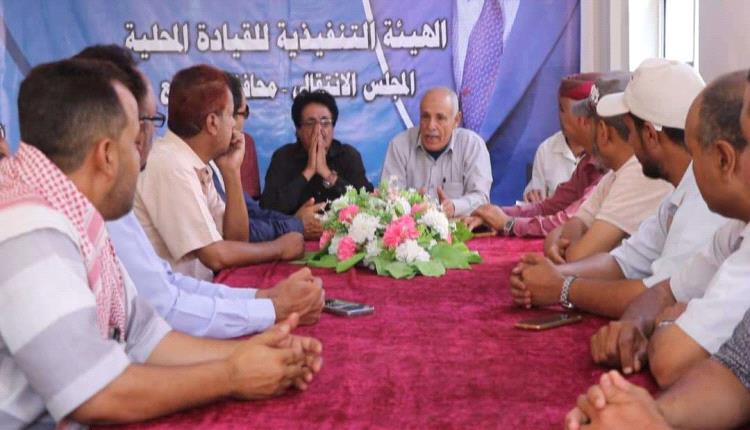 رئيس تنفيذية انتقالي الضالع يلتقي برؤساء اللجان المحلية بمراكز مديرية الضالع