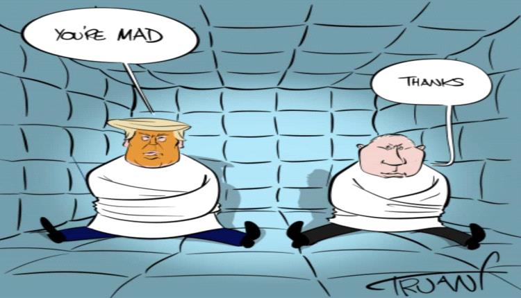 الحدث بالكاريكاتير:ترامب يصف بوتين بالمجنون