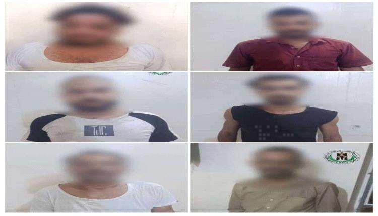 قوات الحزام الأمني تضبط متهمين بترويج المخدرات في العاصمة عدن