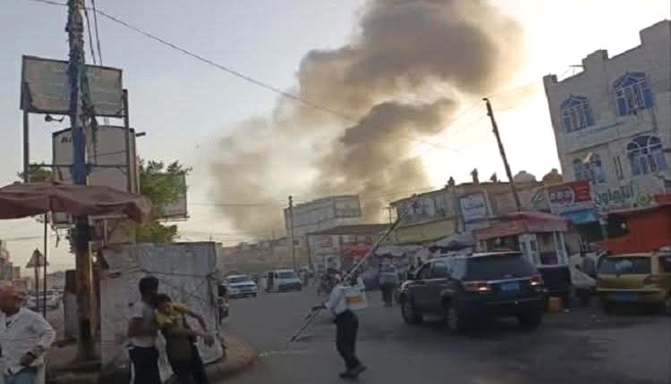 قتلى وجرحى بانفجار مخزن أسلحة حوثي في تعز