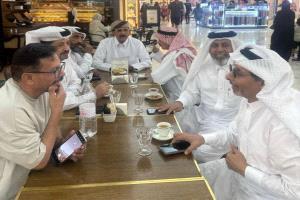 الشيخ علي شيخ السوري يلتقي بعدد من رجال المال والأعمال  في دولة قطر