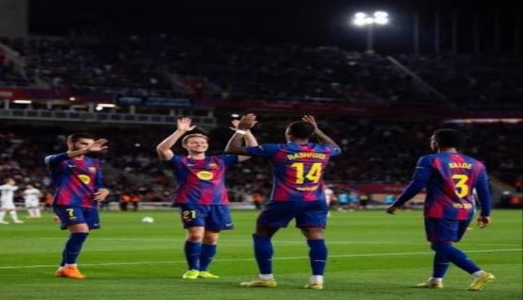 برشلونة يكتسح إلتشي بثلاثية ويواصل مطاردة ريال مدريد في الدوري الإسباني