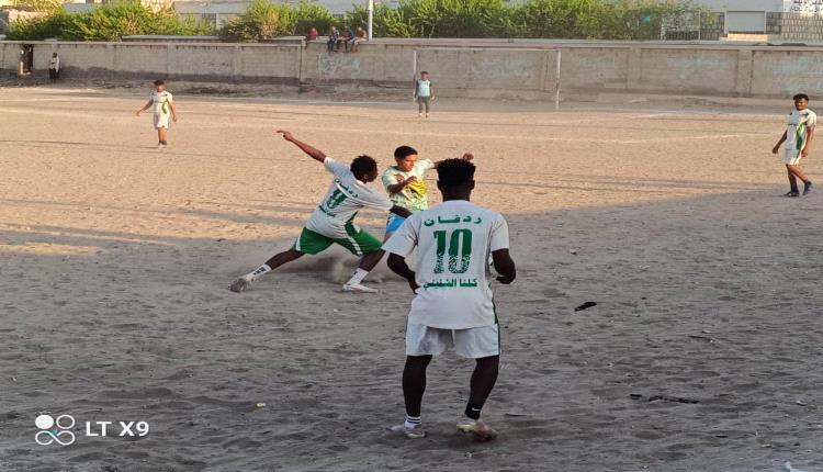 التعادل دون أهداف ينهي لقاء ردفان والرشيد في دوري الفقيد محمد المرزوقي بجعار