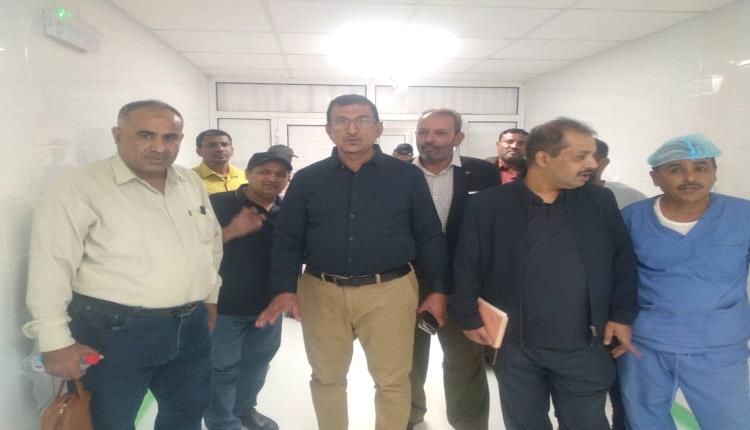 رئيس هيئة مستشفى الرازي أبين يستقبل فريق القيادات الإدارية المكلف من وزير الصحة والسكان