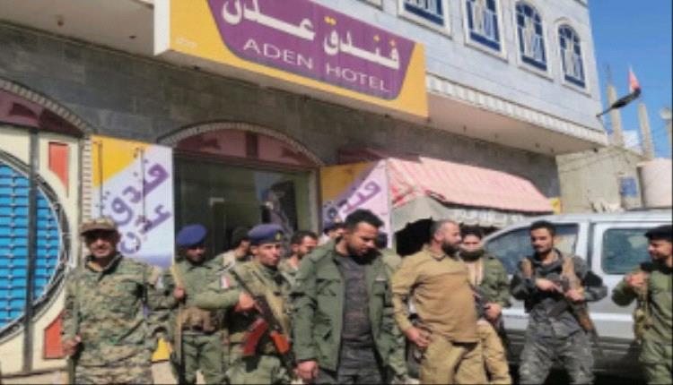 ​العميد القُبَّة يتفقد موقع الاعتداء على فندق عدن بالضالع ويتوعد بملاحقة الجناة