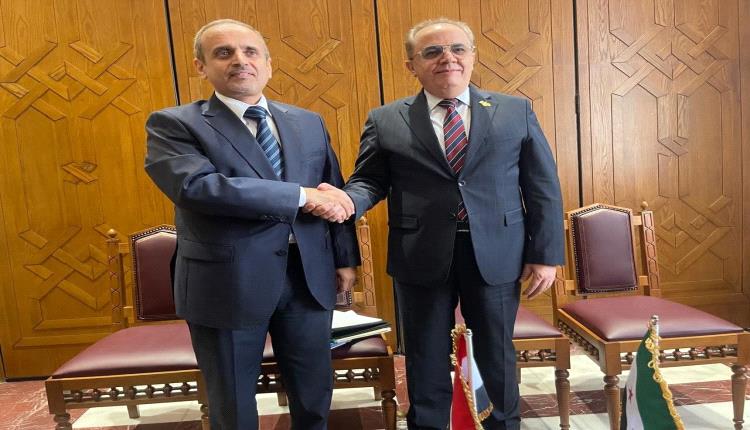 وزير التعليم العالي يبحث مع نظيره السوري تعزيز التعاون المشترك