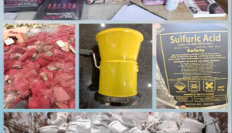 هيئة المواصفات والمقاييس تتلف كميات كبيرة من المنتجات المخالفة في عدن والوديعة وشحن وتعز