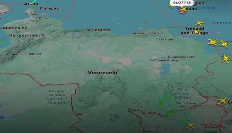سماء فنزويلا خالية من الطيران بعد تحذير أمريكي بنشاط عسكري محتمل