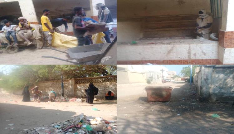 تقرير حول أعمال النظافة بمديرية خنفر – مدينة جعار