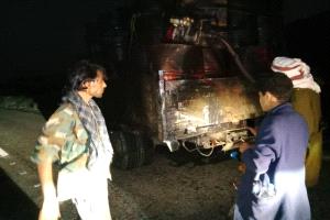 إدارة أمن أبين: حادث تصادم في شقرة يسفر عن إصابات