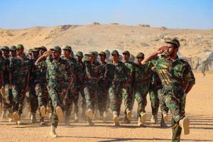 برعاية المحافظ بن الوزير… قوات دفاع شبوة تحتفل بتخريج اللواء الثامن واستعراض جاهزيته القتالية