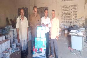 تنفيذية انتقالي ردفان تقدم دفعة  ثانية من الكتب المدرسية لمكتبة تربية المديرية دعماً للتعليم