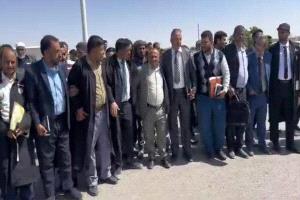 نقابة المحامين بمأرب تتضامن مع الجرحى المعتصمين وتعلن تشكيل فريق قانوني لمساندتهم حتى انتزاع حقوقهم