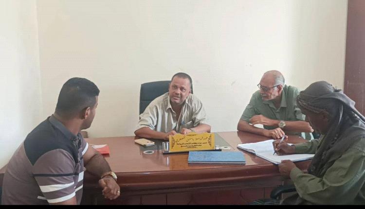 انتقالي لحج يبحث مع المصفري إمكانية تنظيم بطولة مشتركة في الحوطة