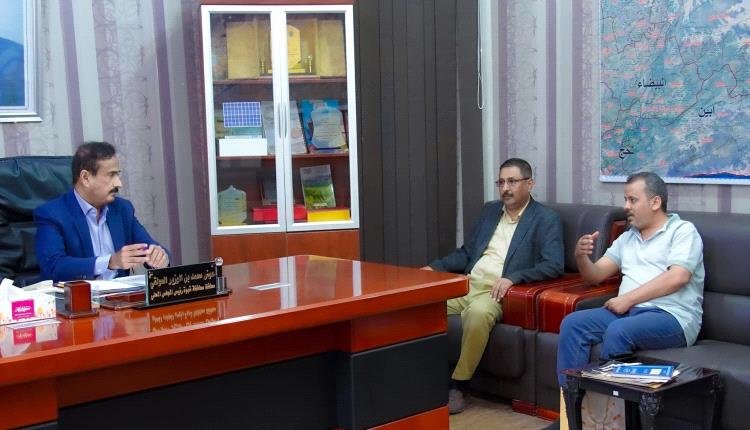 المحافظ بن الوزير يرحب بتوجه شركة تهامة التجارية  التواجد بمحافظة شبوة