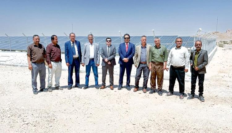 نائب وزير المياه يزور حقل الشبكة المائي بعتق ويؤكد أهمية استكمال مكوناته
