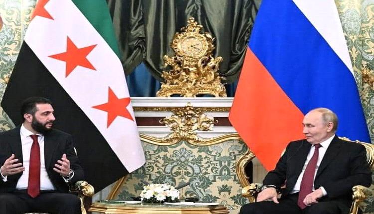 محادثات بين بوتين و الشرع استمرت أكثر من ساعتين ونصف