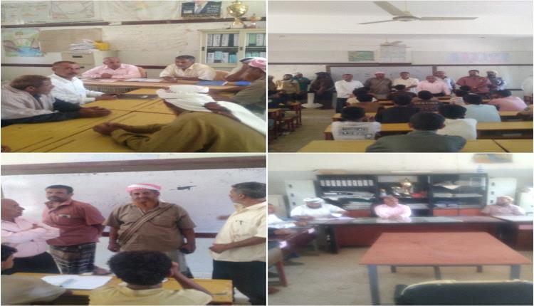 مدير تربية لودر يتفقد مدرسة الفقيد علعلة أماجل ويطّلع على الصعوبات التي تواجه التعليم فيها