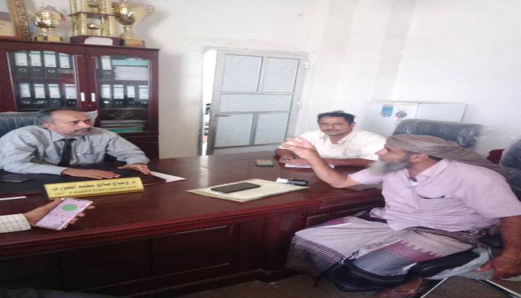 مدير عام تربية أبين يلتقي مديري مكاتب التربية بمديريتي سرار وأحور