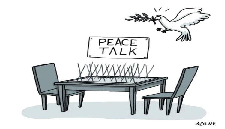 الحدث بالكاريكاتير: آفاق السلام