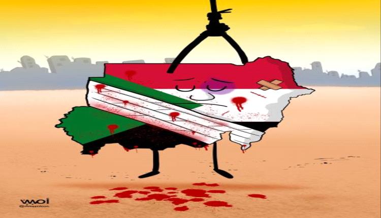 الحدث بالكاريكاتير:الحرب في السودان