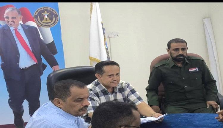 رئيس تنفيذية انتقالي لحج يلتقي بالقائد عواد احمد محسن وكيل المحافظة لشؤون الأمن والدفاع