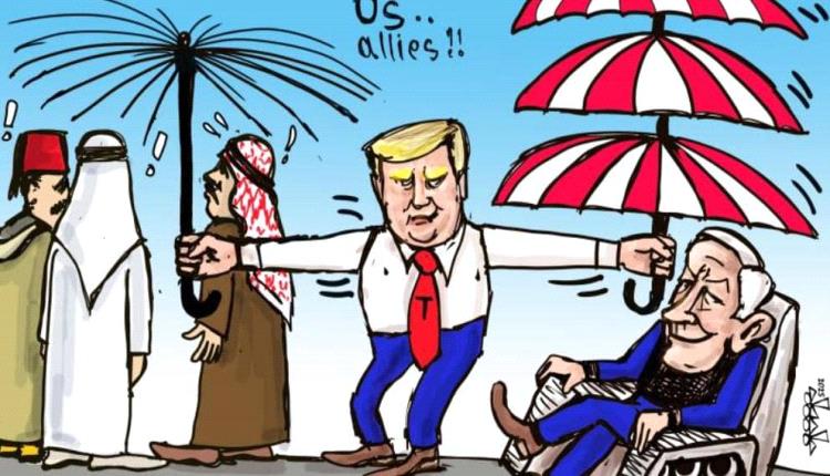 الحدث بالكاريكاتير:ازدواجية مواقف ترامب