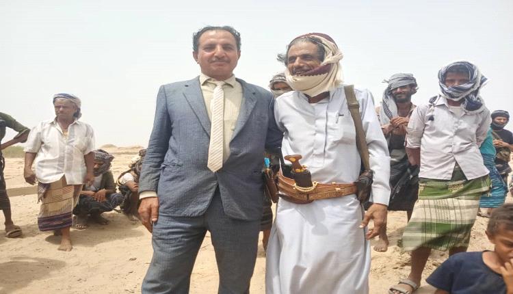 القائد ناصر علي الشيبة الذي لايتوقف عن خدمة بلده