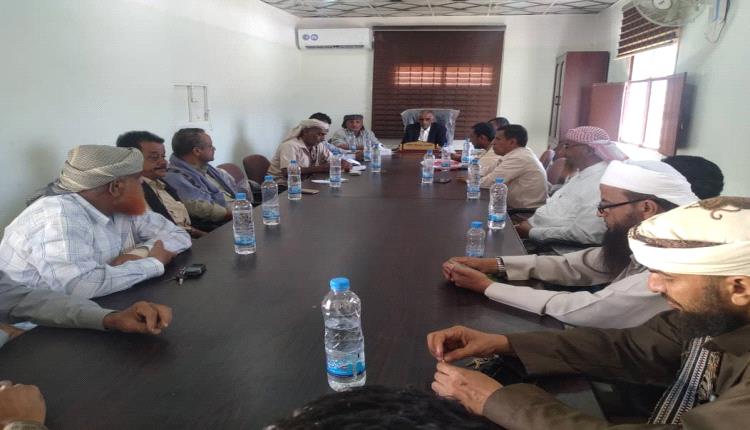 المكتب التنفيذي حبان يعقد اجتماع دورتة الإعتيادية الرابعة لشهر ابريل 2026 وناقش عددمن التقارير في جدول أعماله