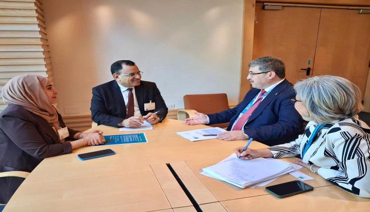 الوزير السقطري يلتقي رئيس لجنة الأمن الغذائي العالمي (CFS)