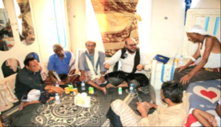 الجفري يزور المناضل سويد ويطمئن على صحته بعد تعرضه لوعكة صحية