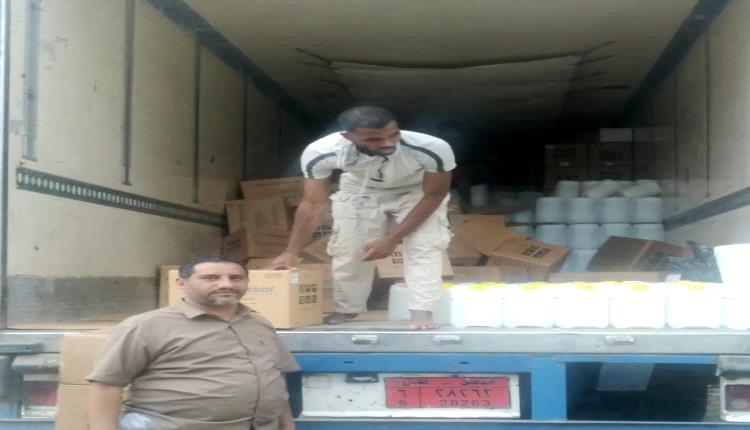 وصول شحنة محاليل طبية لمركز الغسيل الكلوي في الضالع بدعم من وزارة الصحة