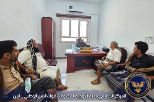 العقيد هاني السنيدي يلتقي مدير عام مديرية جيشان لمناقشة الأوضاع الأمنية وتعزيز الاستقرار