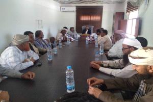 المكتب التنفيذي حبان يعقد اجتماع دورتة الإعتيادية الرابعة لشهر ابريل 2026 وناقش عددمن التقارير في جدول أعماله