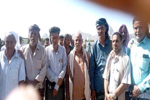 رئيس انتقالي أحور يشارك في تشييع جثمان الشهيد المناضل حسين دحه الميسري