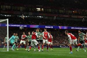 أرسنال يبلغ نصف نهائي دوري الأبطال بعد تعادل سلبي مع سبورتنج ويضرب موعدًا مع أتلتيكو مدريد