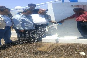 تدشين مشروع مياه منطقة المسيمير بأبين