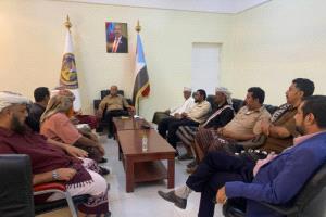 رئيس مجلس المستشارين يستقبل قيادة اتحاد قبائل الجنوب في عدن لبحث التحضيرات للقاء الموسع