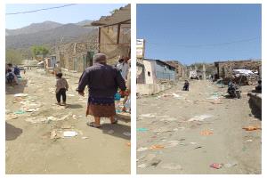 مبادرة أهلية لرصف الممر المؤدي إلى سوق رخمة بالحجارة