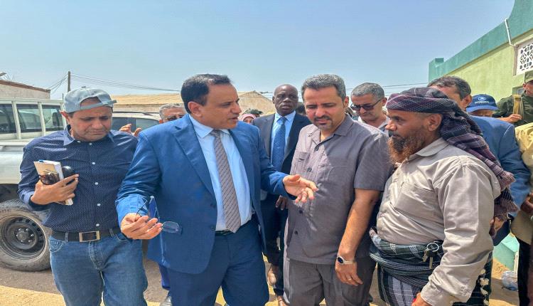 الوزير السقطري والمحافظ الحالمي يتفقدان أعمال تأهيل المركز الوطني لبحوث الثروة الحيوانية ومركز صبر لإنتاج الألبان بمحافظة لحج