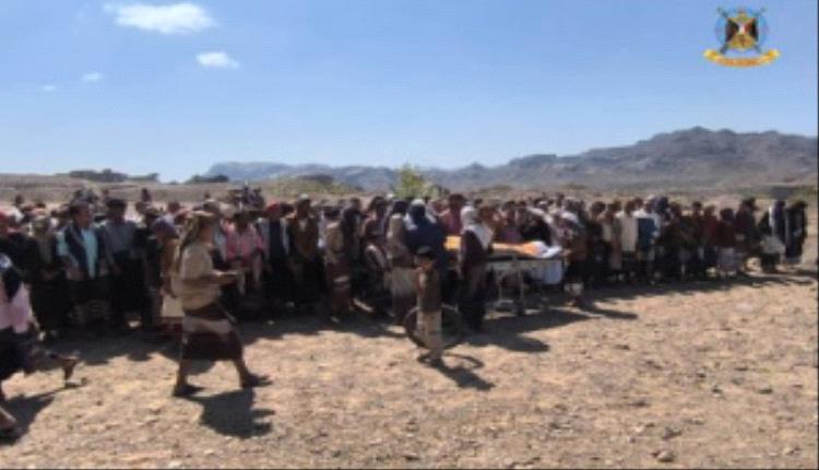 الضالع ولحج تودعان الشهيد عبدالجليل الحوشبي في موكب جنائزي مهيب