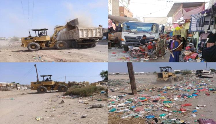 صندوق النظافة والتحسين بخنفر يطلق حملة نظافة شاملة  استعداداً لشهر رمضان