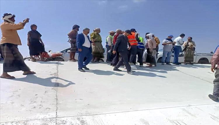 نزول ميداني رفيع إلى سد حسان في أبين يؤكد استمرار المشروع وينفي شائعات التوقف